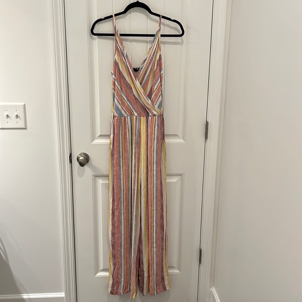 Striped jumpsuit